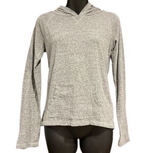 SO Gray Hooded Long Sleeve T-Shirt Hoodie Girl’s Size 16